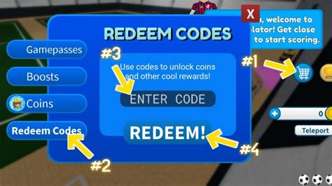 goal simulator roblox codes