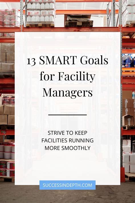 Goals For Facility Managers