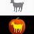 goat pumpkin stencil