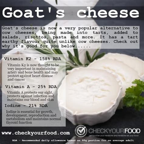 goat cheese and health