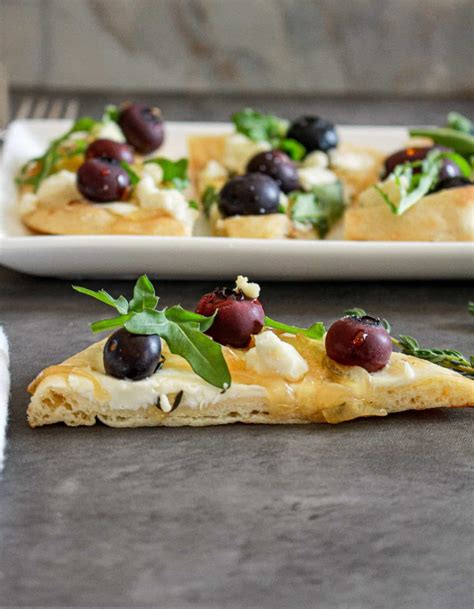Goat Cheese Arugula Flatbread
