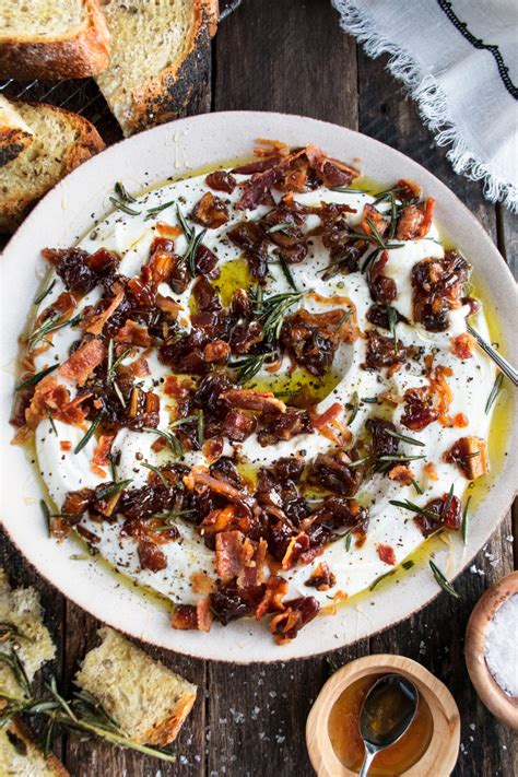 goat cheese bacon and date dip