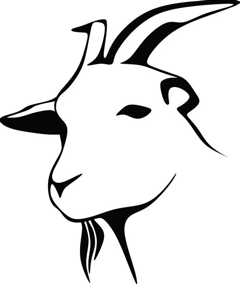 goat head outline image