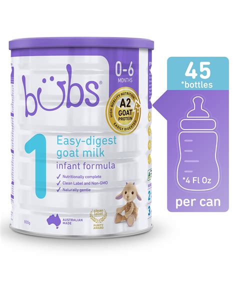 goat milk formula bubs