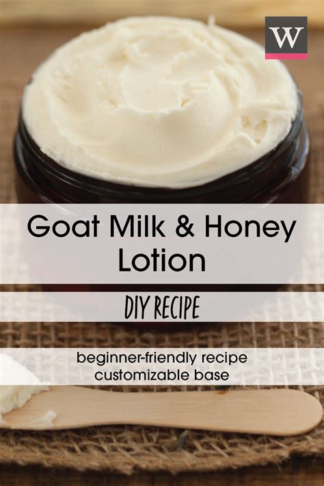 goat milk lotion recipe