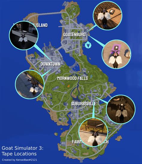 goat simulator three map