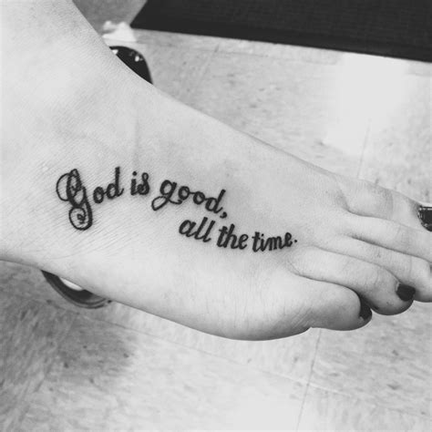 Powerful God Is Good Tattoo Designs References