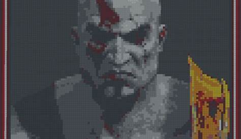 Kratos | Arte em pixels, Personagens pixel, Jogos pixel art