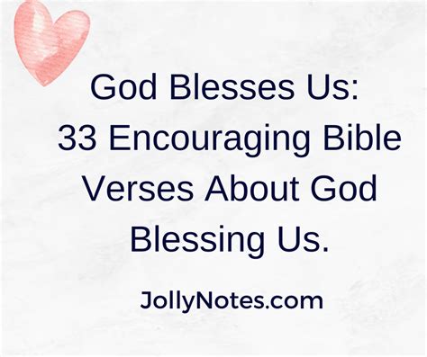 god blesses us scripture