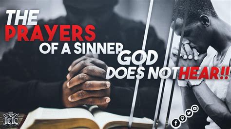 god does not hear a sinners prayer kjv