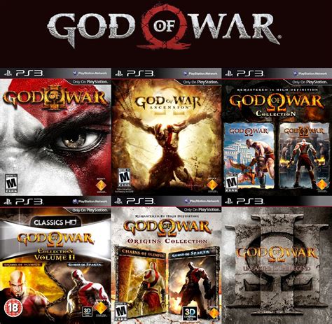 god of war todos os jogos