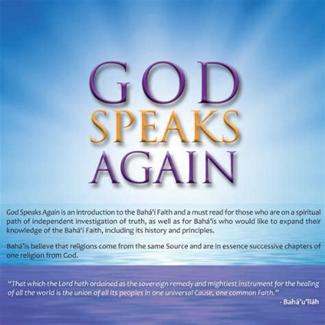 Lets See God Speaks Again And Again