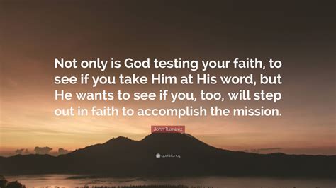 god testing faith image