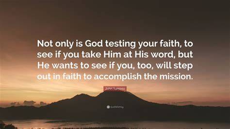 god testing quotes image