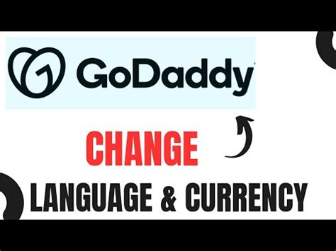 godaddy change language control panel