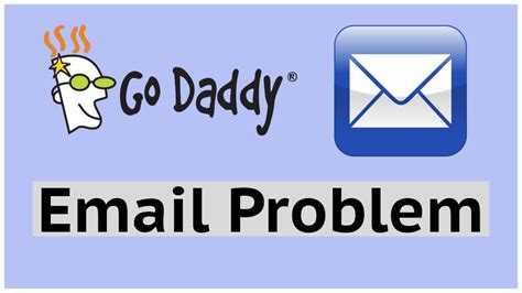 godaddy cpanel email not working