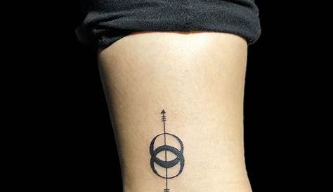 Goddess Tattoo Small Triple Moon Scarification , Triple Moon