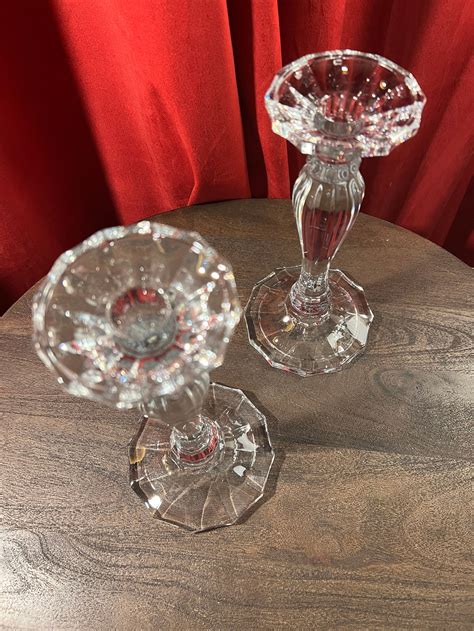Godinger Crystal Candle Holders
