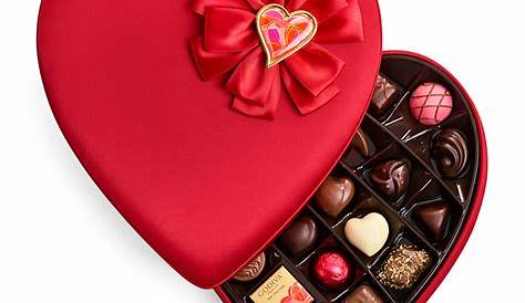 Godiva Chocolatier Valentine's Day 25Piece Fabric Heart Chocolate Gift Box