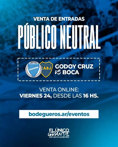 godoy cruz vs boca entradas