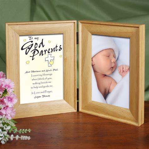 Personalised Godparent Photo Frame By Mirrorin