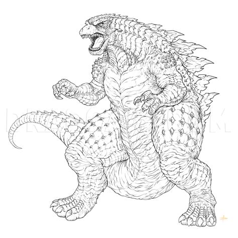 Godzilla Drawing Pictures