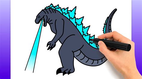 Como Dibujar a Godzilla Passo a Passo Dibujos Faciles Dibujos para