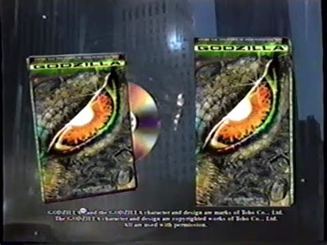 godzille 1998 vhs promo