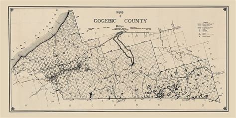 Gogebic County Zoning Map