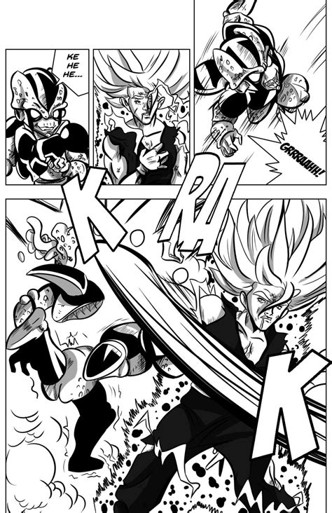  Gohan contra Cell Jr.Manga