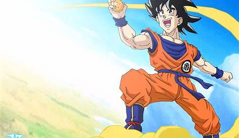 Kid Goku Flying Nimbus, HD Png Download - kindpng