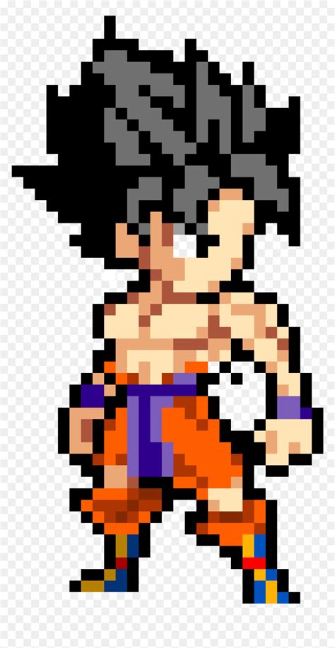 Goku Pixel Art