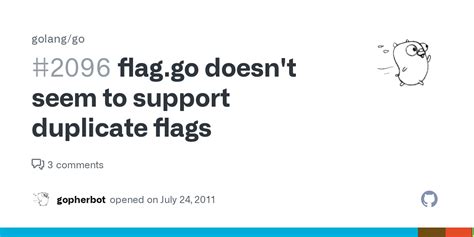 Golang Flag Needs An Argument