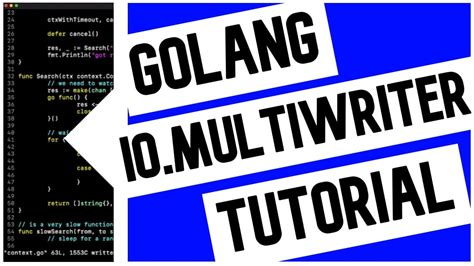 Golang Io.multiwriter Example