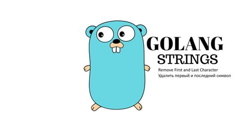 Golang String Without Last Character