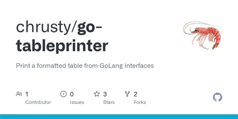Golang Table Printer