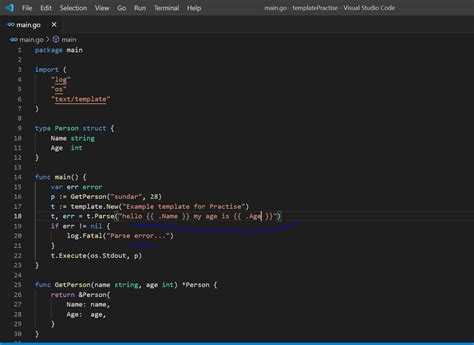 Golang Template Missingkey