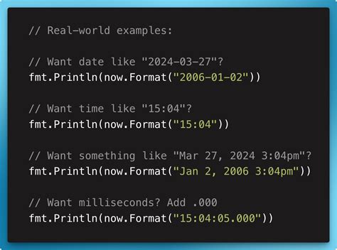Golang Template Time Format