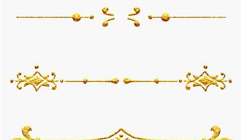 Line clipart gold, Line gold Transparent FREE for download on
