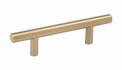 Richelieu 71/2in Center to Center Brushed Gold Arch Finger Drawer