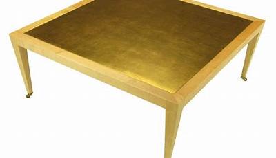 Gold Leaf Coffee Table Diy