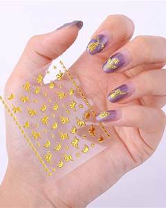 Gold Nail Stickers