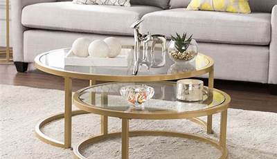 Gold Nesting Coffee Tables