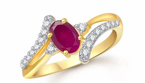lady touch Ruby 24k Gold Ring For Girls & Womens, Rs 53