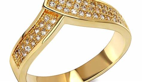 Gold Ring Simple Design Female 2018 MJARTORIA New Small Cute Rose Color