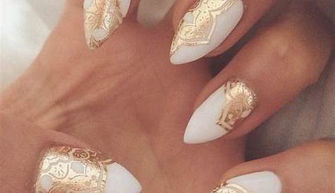 Gold Shoes & Gold Metallic Nails For Kids' Luxurious Looks
