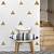 gold triangle wall stickers