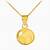 gold volleyball necklace