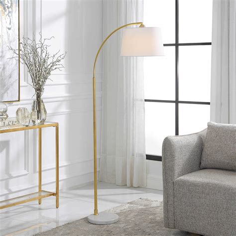 Gold Arc Floor Lamp Interior Design