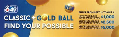 gold ball lotto 649